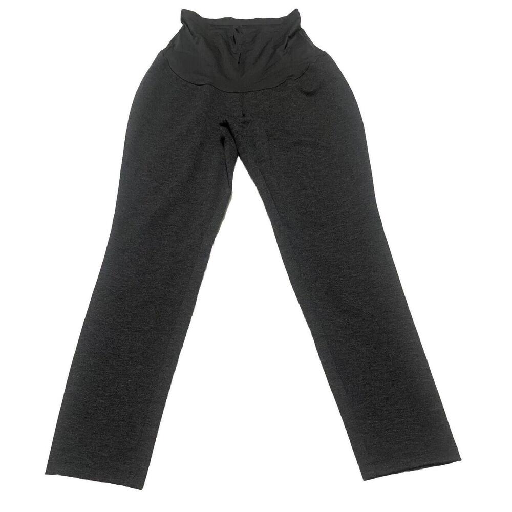 a:glow A Glow Women’s Size XL Gray Maternity Leggings Stretch Spandex